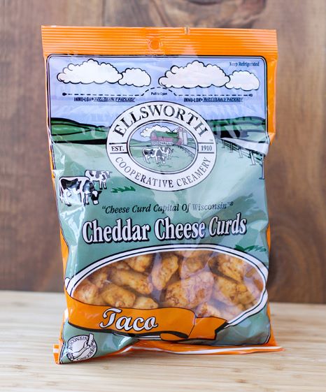 ~Taco Flavor Natural Cheddar Cheese Curds*
